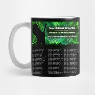 graphic experience the rock holiday tradition dates Mug